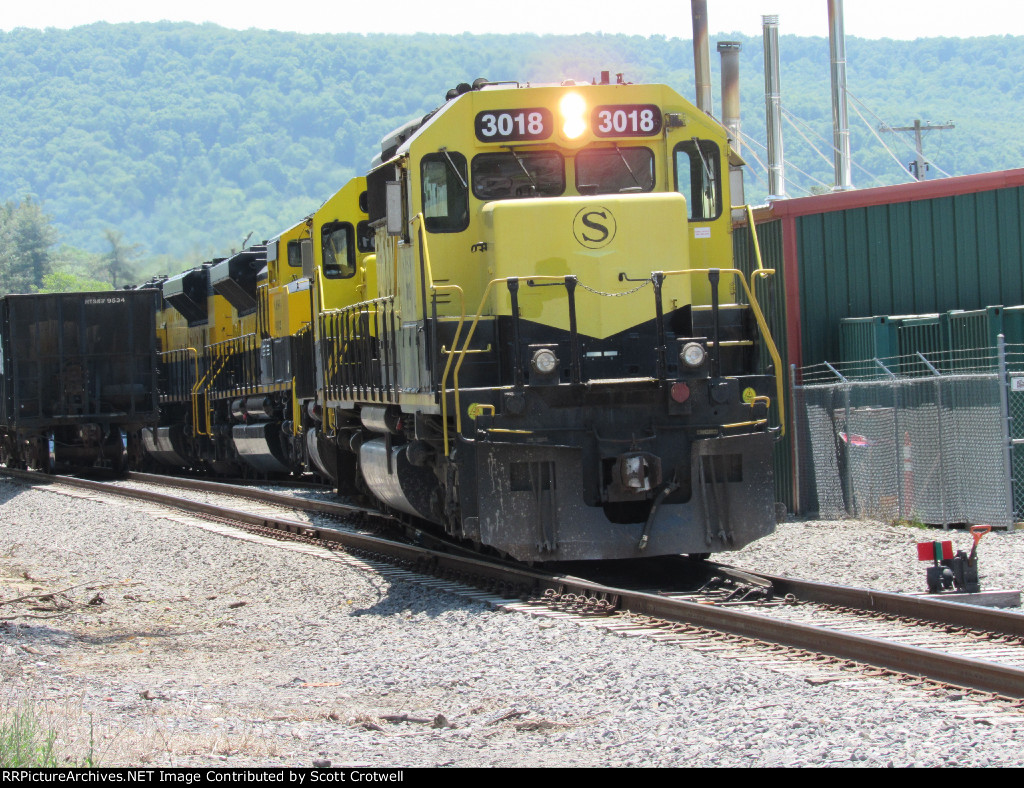 Easing off the siding